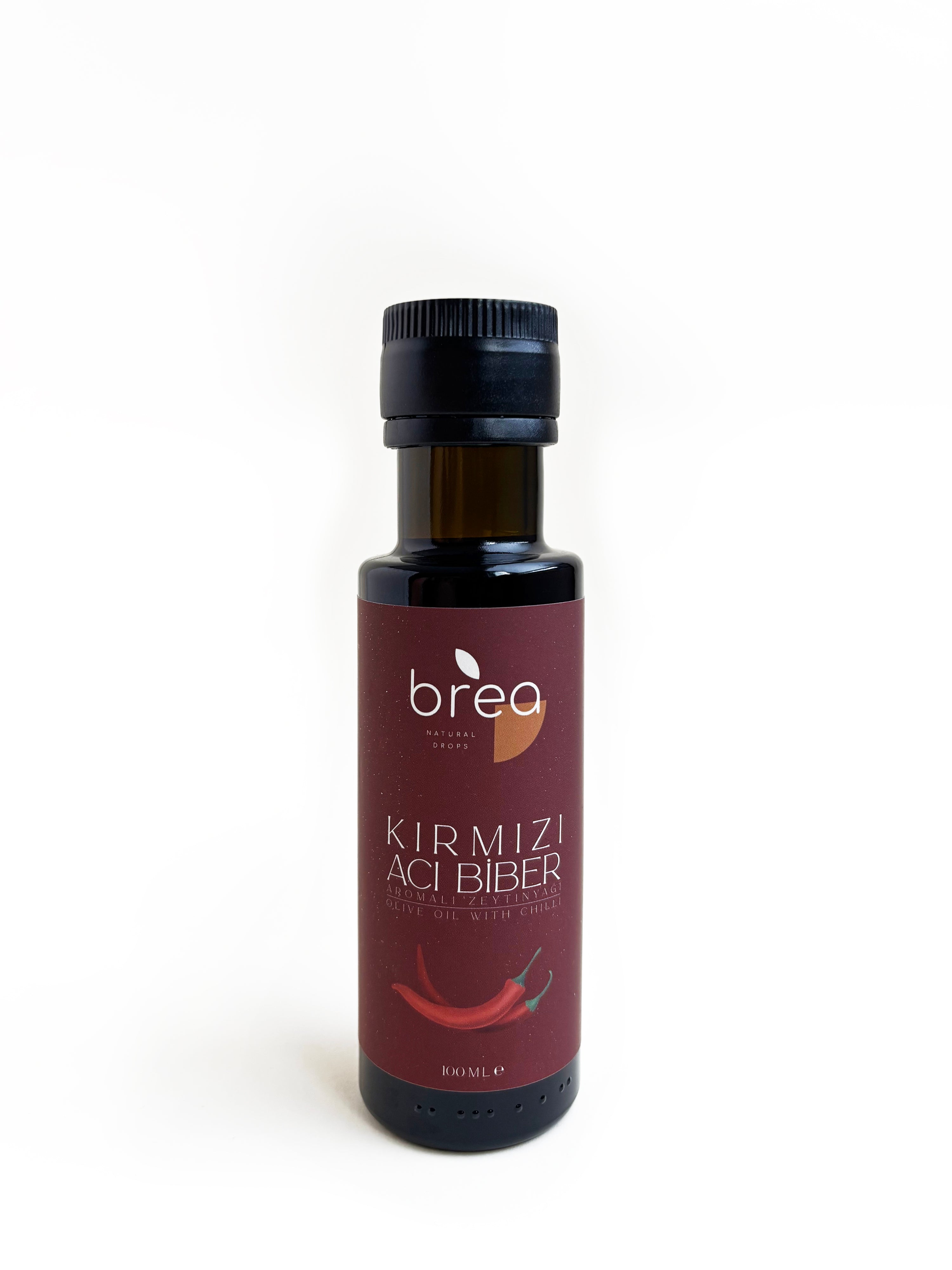 Kırmızı Acıbiber Aromalı Zeytinyağı - 100ml